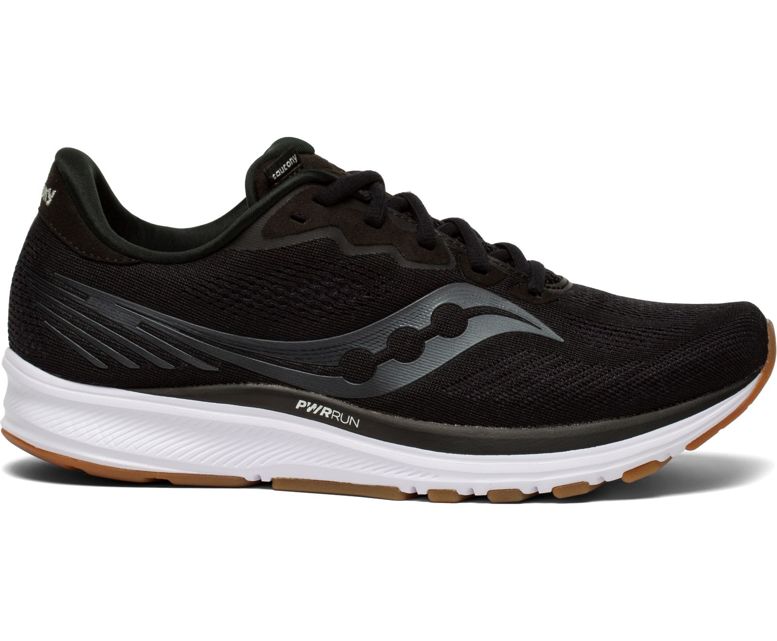 Men's Saucony Ride 14 Running Shoes Black | Singapore 544BEXC